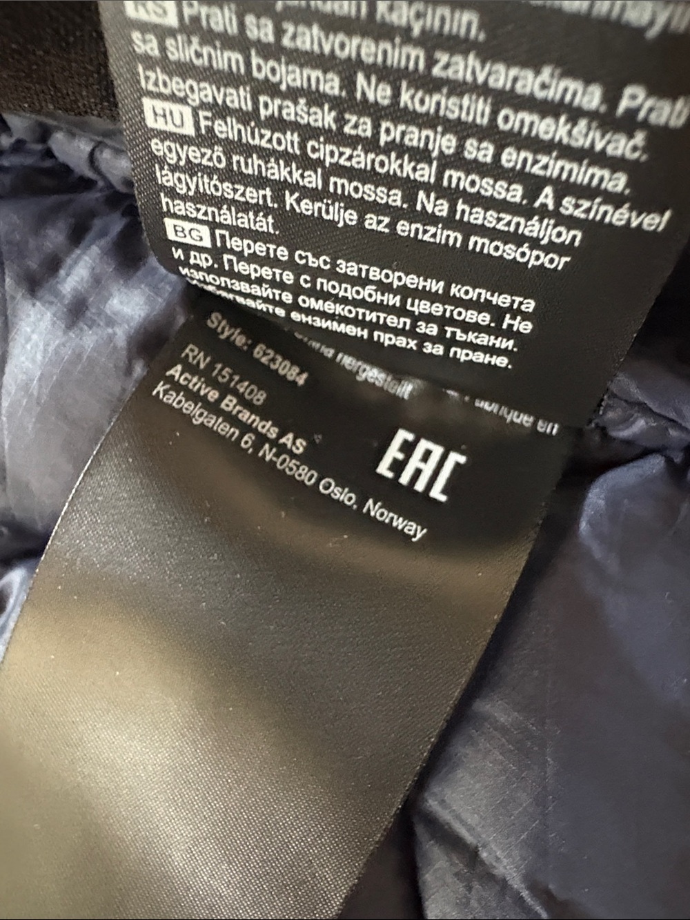 Kari Traa Martine Hybrid hooded down jacket navy gray L - Picture 11 of 11